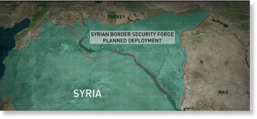 Click to enlarge Syrian US border force