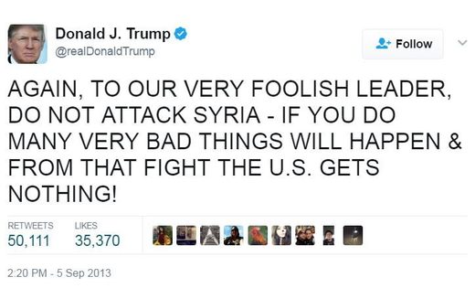 Click to enlarge trump syria tweet 2013