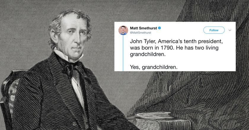 President John Tyler living grandsons