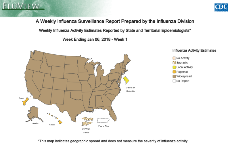Click to enlarge influenza map