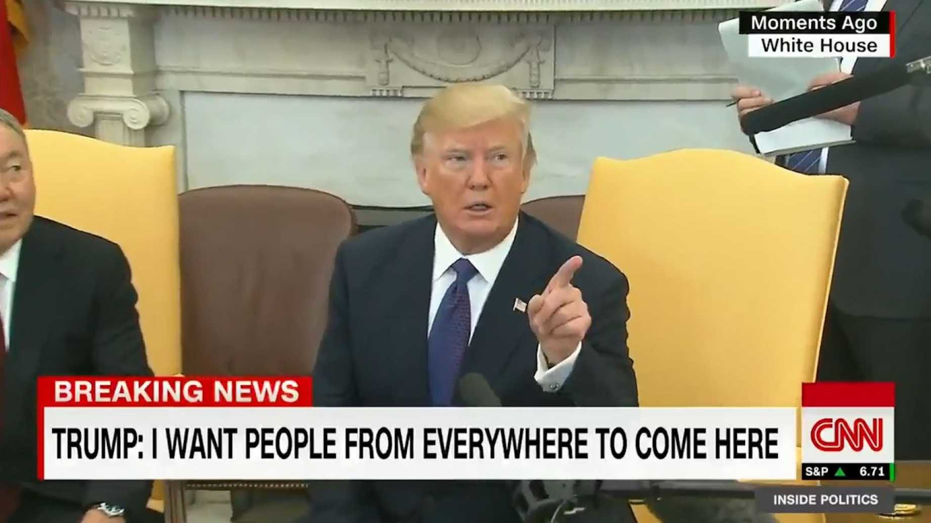 Click to enlarge Trump Acosta