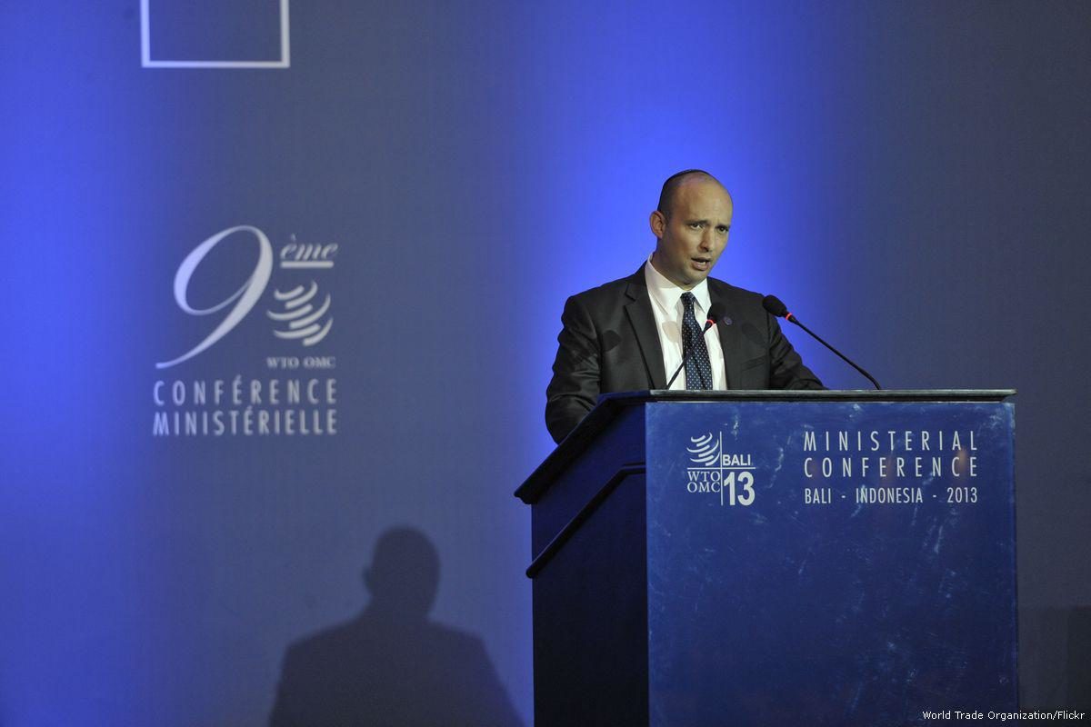 Click to enlarge Israeli Education Minister, Naftali Bennett