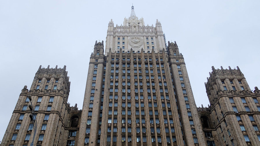 The Russian Foreign Ministry building