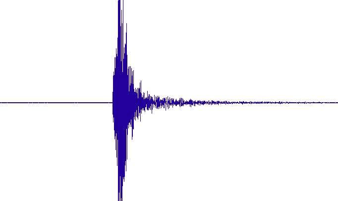 Click to enlarge Seismogram as recorded in the scientific station at Raoul Island