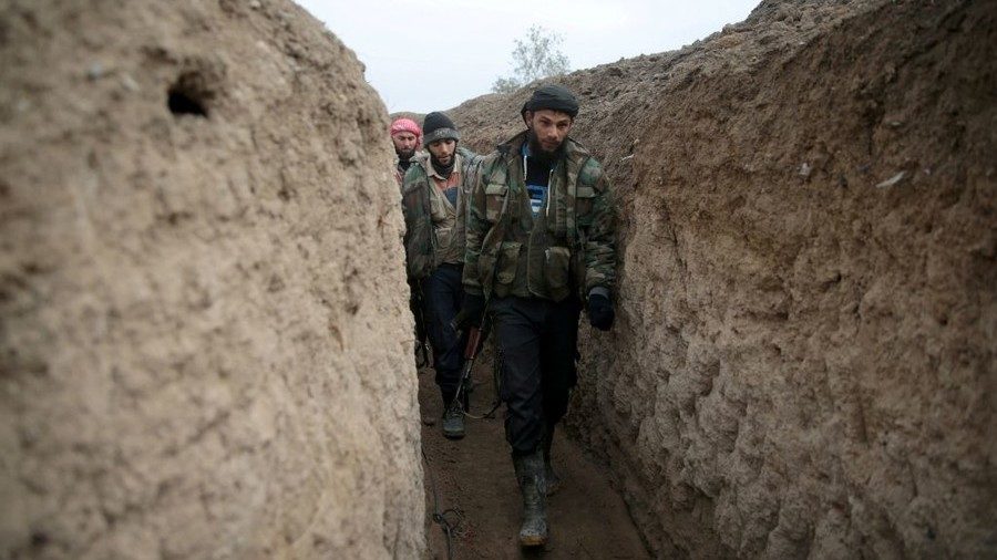Click to enlarge Syrian militants