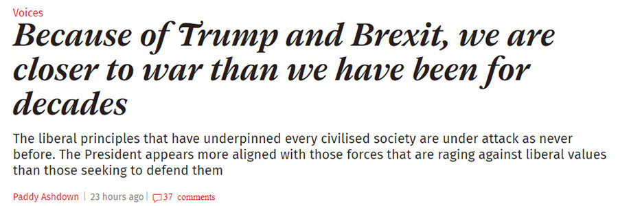 Click to enlarge Trump Brexit Russian war
