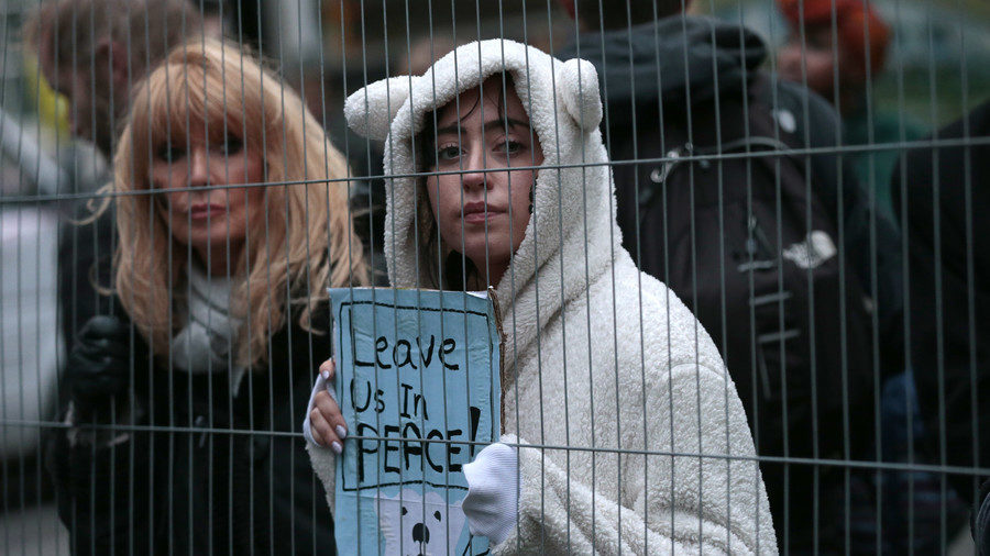 climate change protest