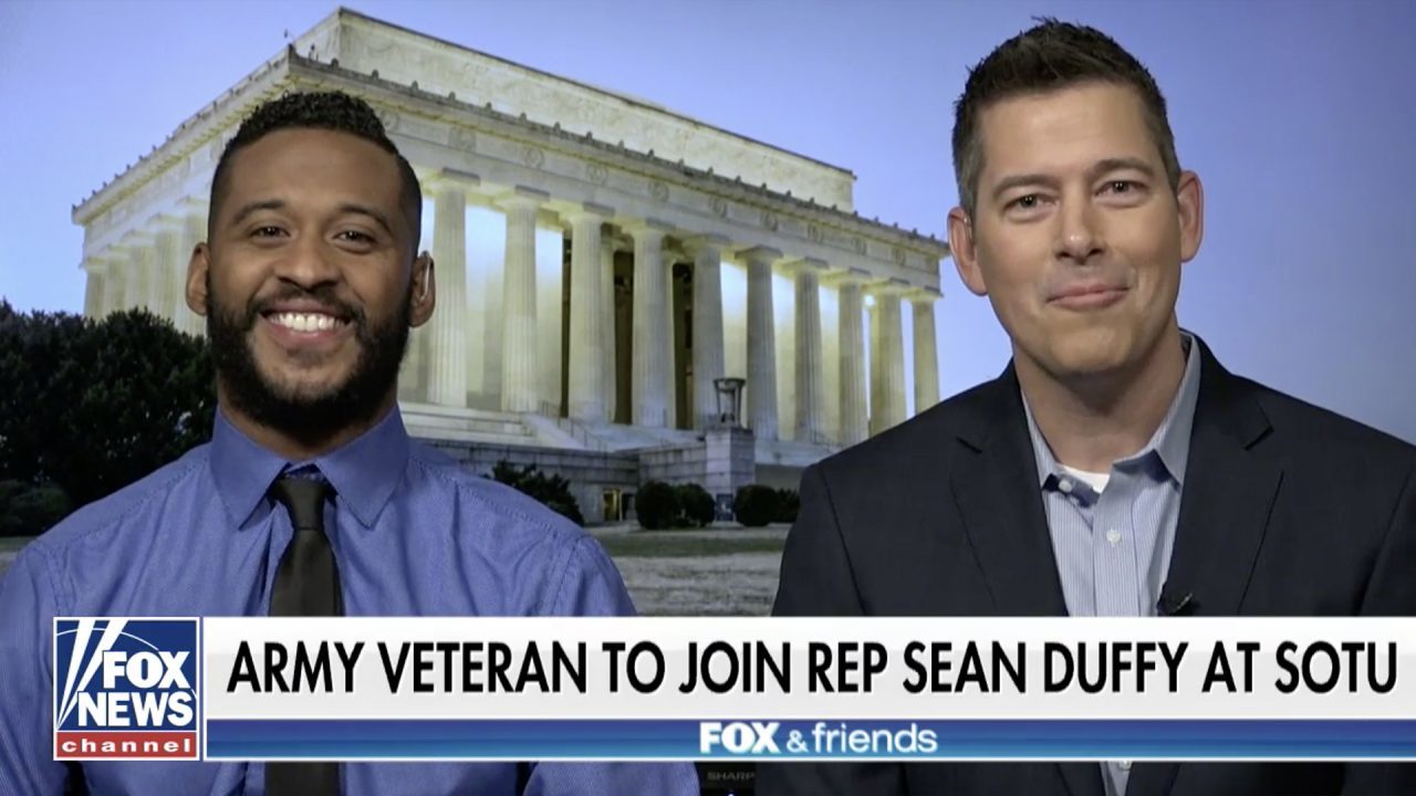 Click to enlarge Ricky Taylor and Rep. Sean Duffy