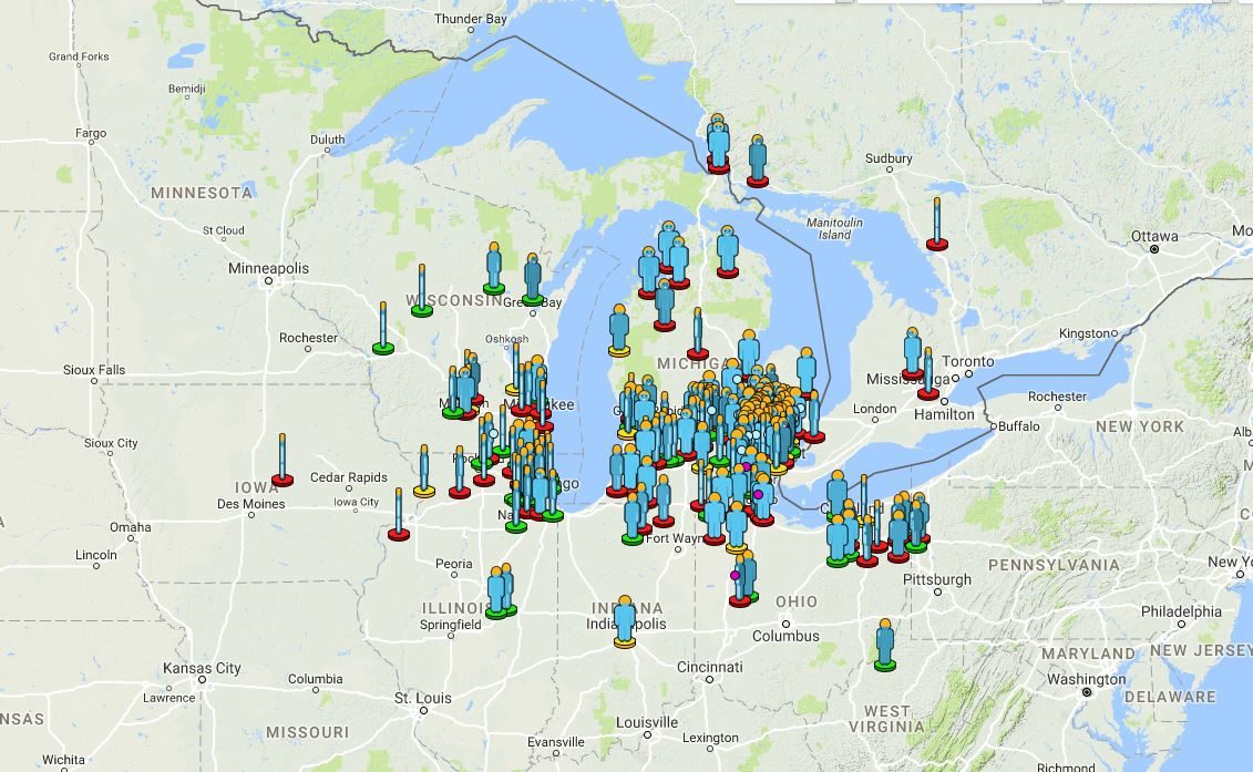 Click to enlarge michigan meteor