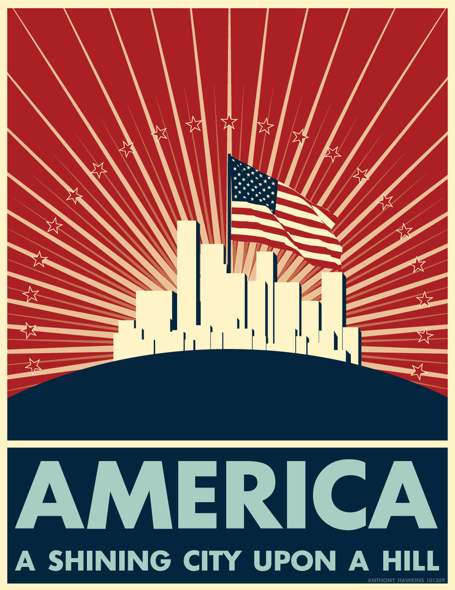 america shining city hill