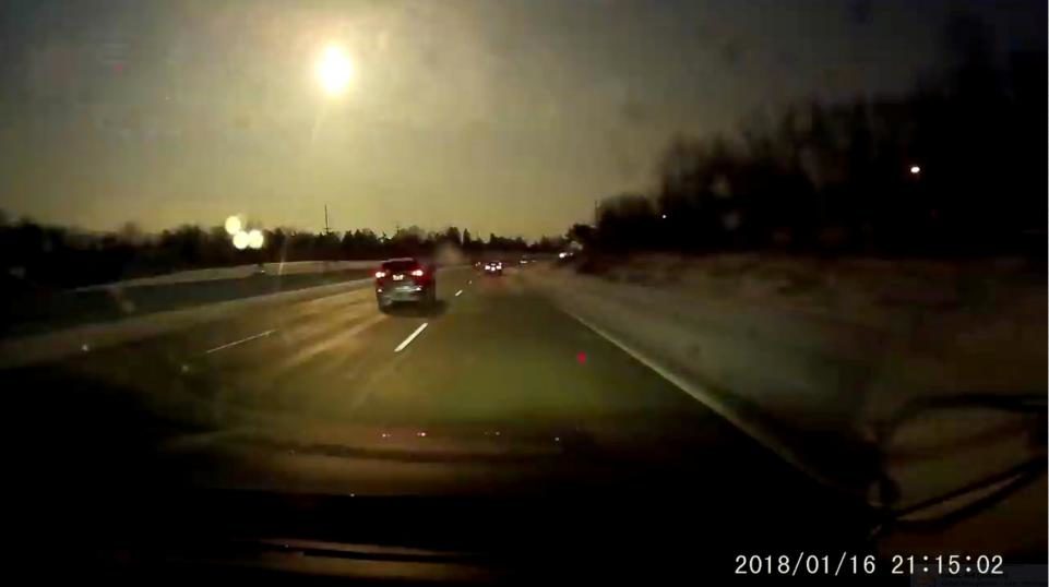 meteor fireball michigan