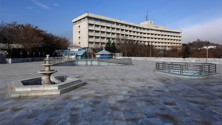 Click to enlarge View of the Intercontinental Hotel in Kabul