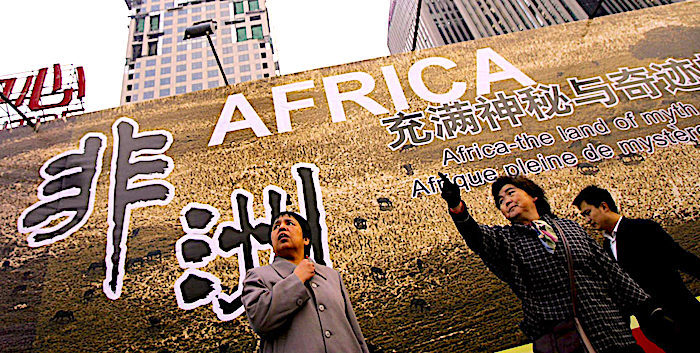 Click to enlarge wall Africa chinese