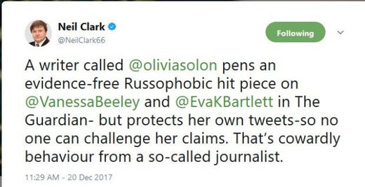 Click to enlarge Neil Clark's tweet
