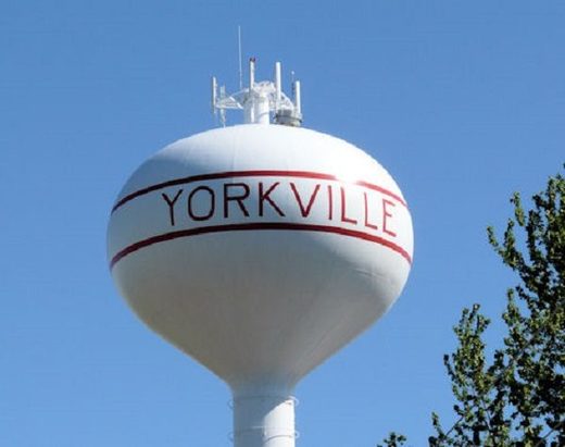 Yorkville, IL water tower