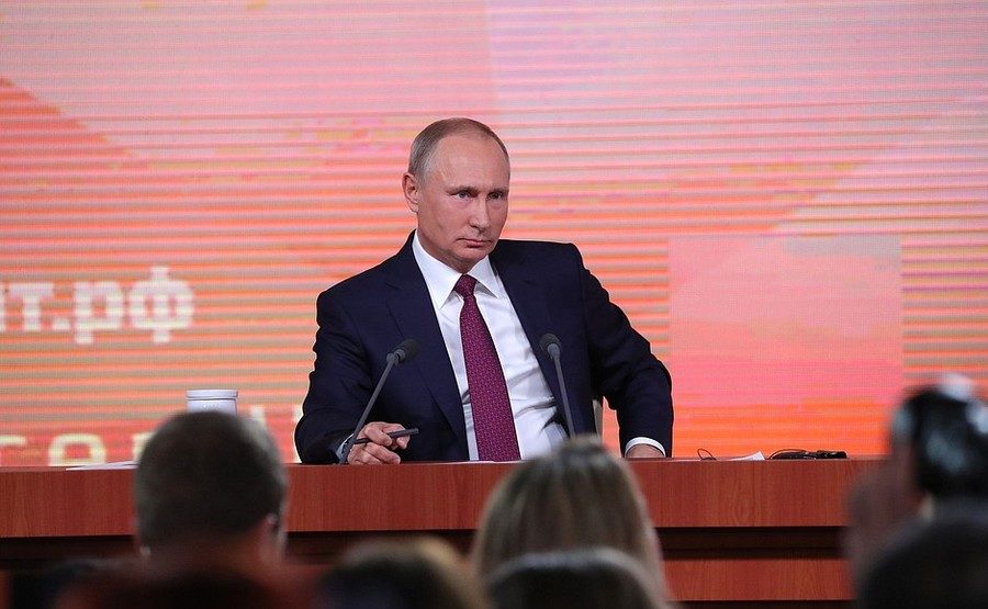 Click to enlarge Putin press conference