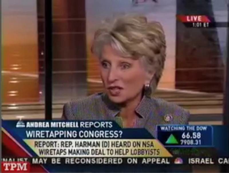 Jame Harman NSA Wiretap israel