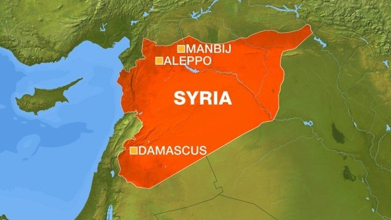 Map of Syria