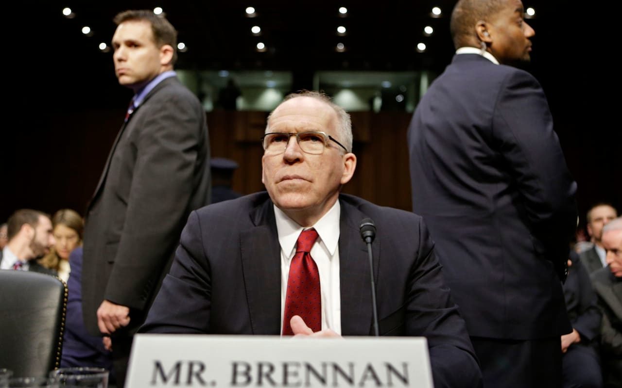 Click to enlarge Former CIA director John Brennan