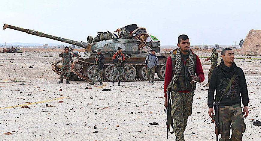Click to enlarge Syrian forces