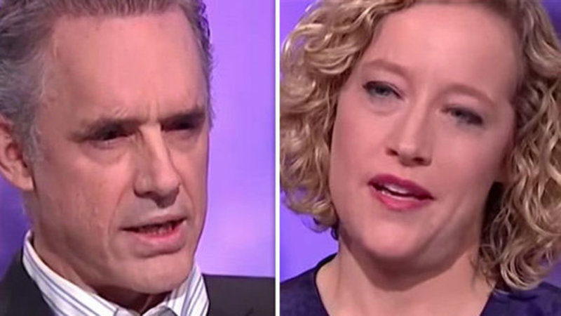 Jordan Peterson and Cathy Newman