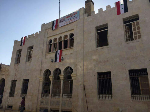 Russia's marvelous work in rebuilding the ruined Djab al-Kaba hospital in Aleppo