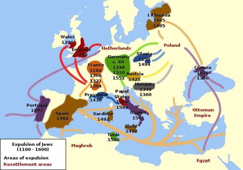 Click to enlarge expulsion of jews europe
