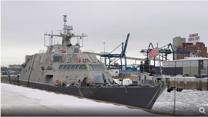 Click to enlarge The USS Little Rock