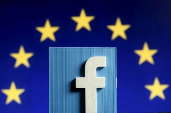 3D-printed Facebook logo EU