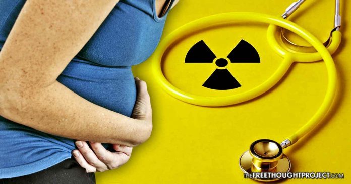 pregnant woman nuclear radiation
