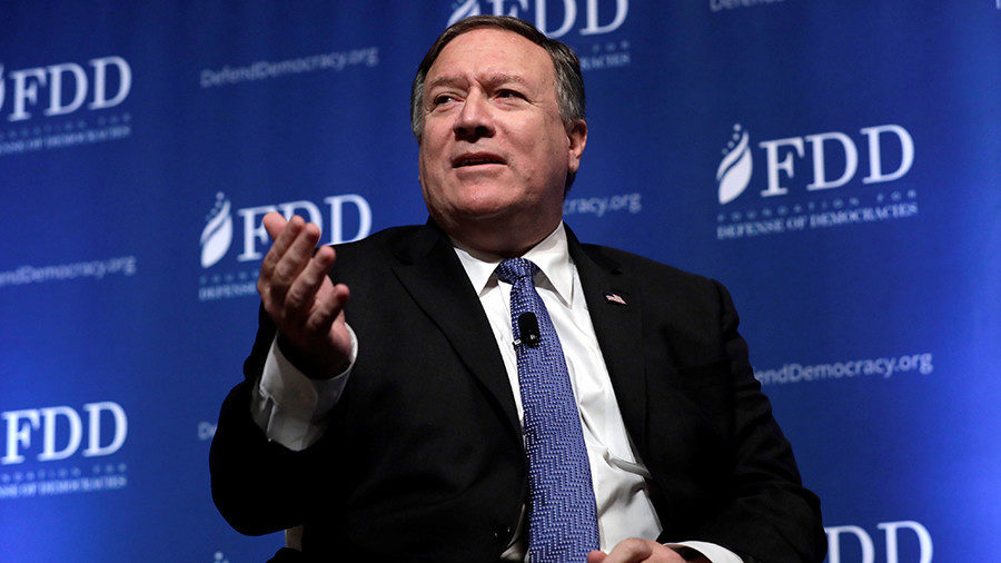 Click to enlarge CIA Director Mike Pompeo