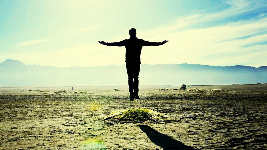 levitating