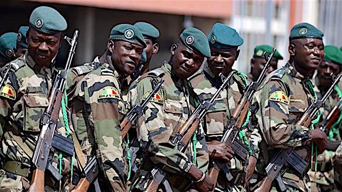 Click to enlarge Mali troops