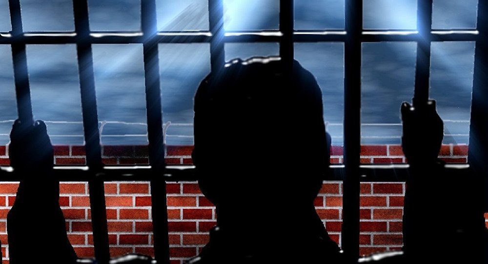 prison bars man jail