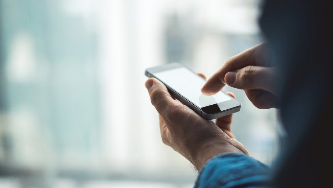 Click to enlarge smartphone user