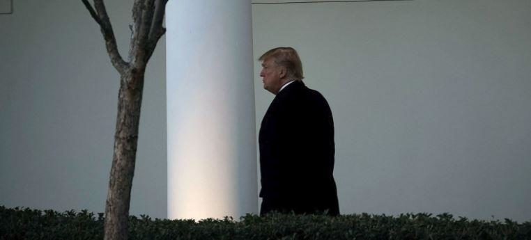 Click to enlarge Trump walking