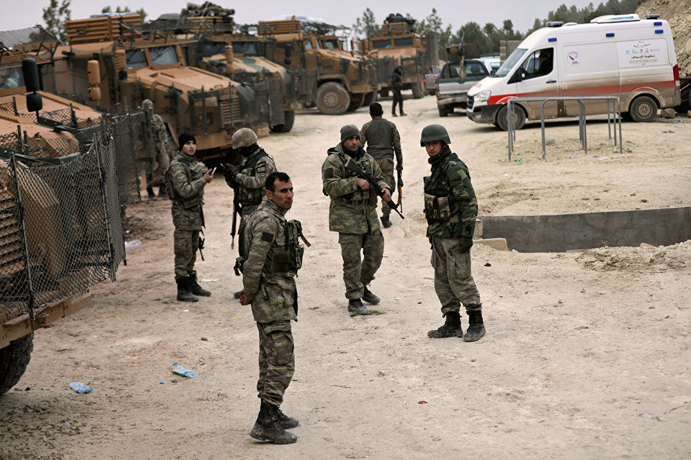 Click to enlarge turkish forces afrin