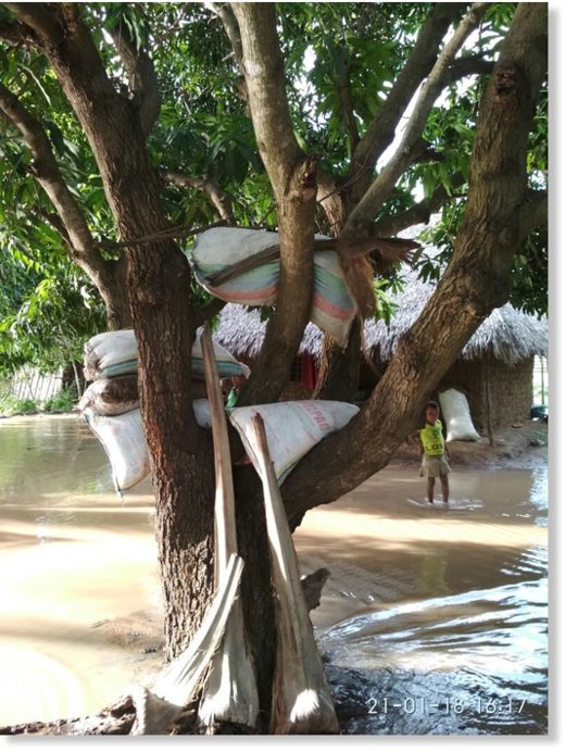 Flooding in Nampula, Mozambique.
