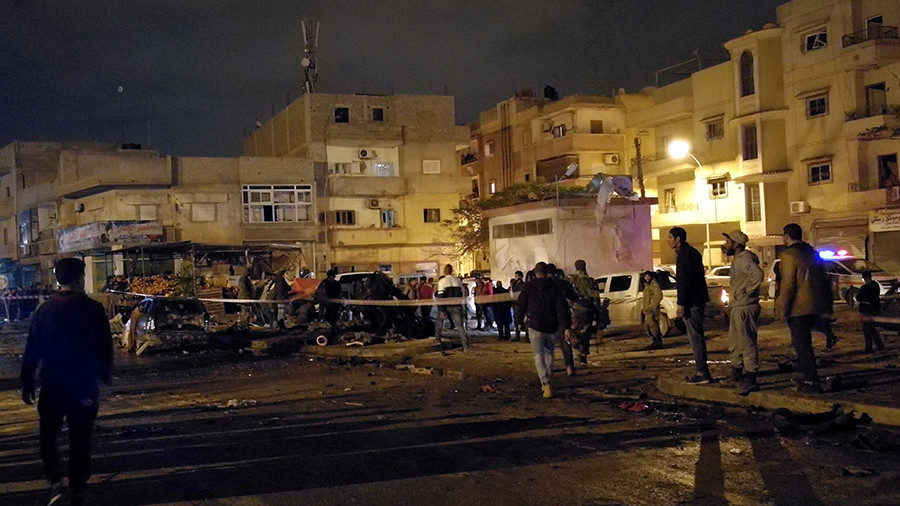 Click to enlarge car bomb Benghazi