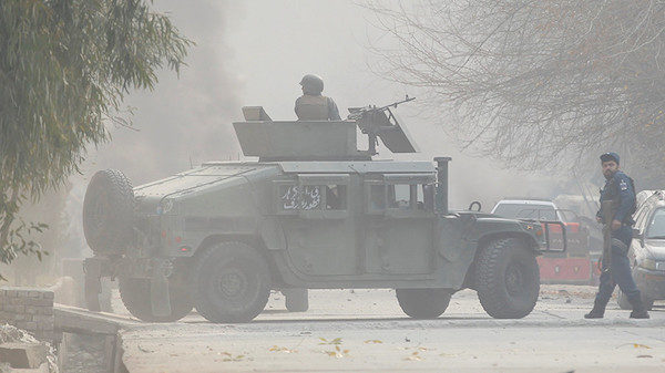Click to enlarge Afghan police officers