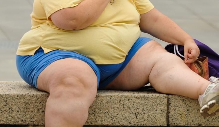Click to enlarge Obese person