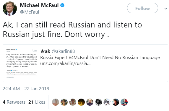 Michael McFaul tweet 2