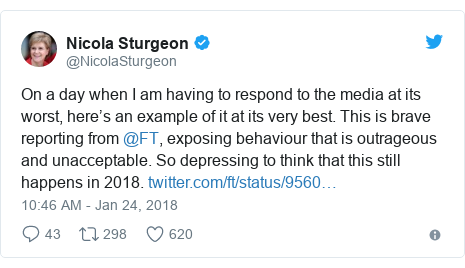 Nicola Sturgeon tweet