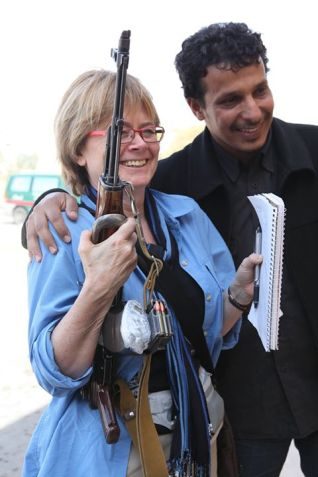 Click to enlarge Agnes Gruda in Libya