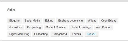 Solon's LinkedIn bio