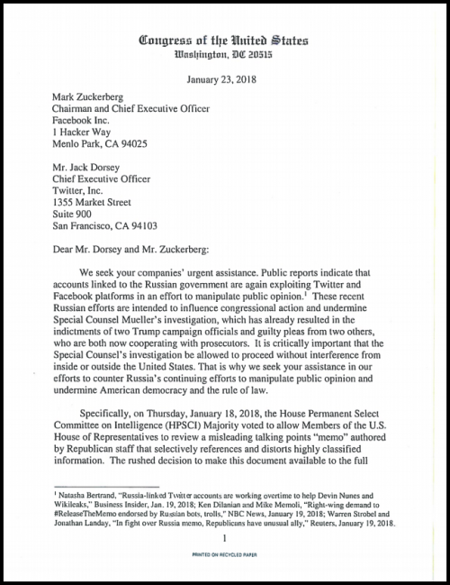 Click to enlarge Facebook twitter letter Russian trolls