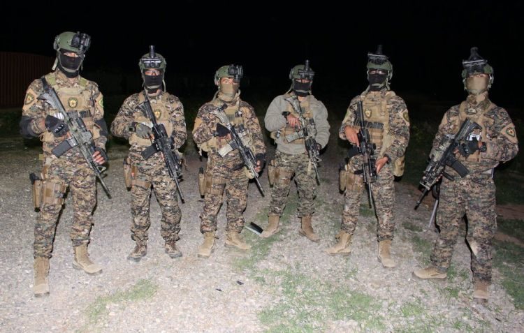 Kurdish special forces, note the US-made rifles