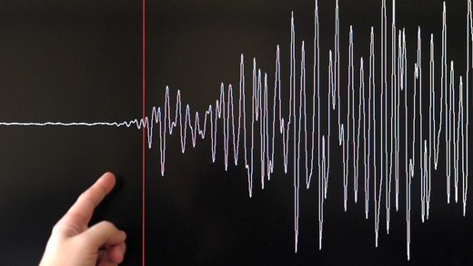 Earthquake seismograph