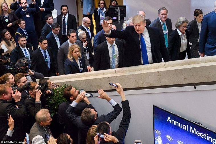 Click to enlarge Trump Davos