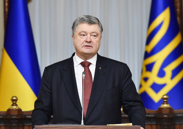 Click to enlarge Ukrainian President Petro Poroshenko